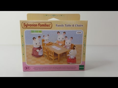 Epoch Sylvanian Families Pietų rinkinys video