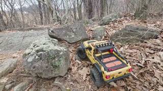 Download lagu Cross rc EMO X mountain rock crawling(152mm tires) mp3
