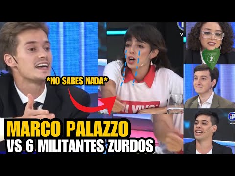 DEBATE PICANTÍSIMO: MARCO PALAZZO VS 6 JÓVENES ZURDOS🔥
