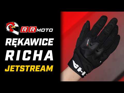 RICHA JETSTREAM _ krótkie rękawice motocyklowe na lato