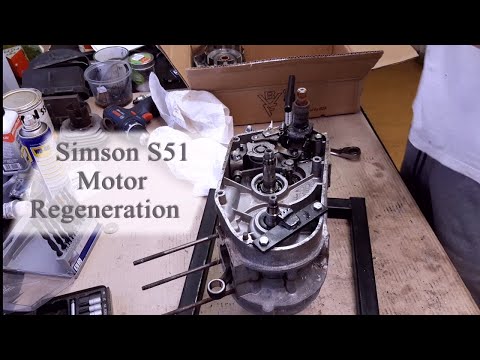 M531/M541 SIMSON S51 Motor Regeneration/Revidierung | Teil 2