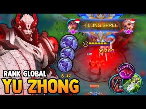 Yu Zhong Best Build 2021 | Top Global Yu Zhong Gameplay | Mobile Legends✓