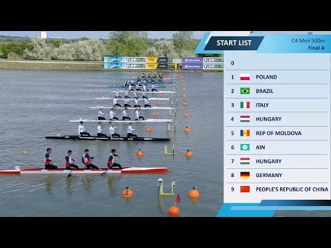 C4 Men's 500m Final A / 2025 ICF Canoe-Kayak Sprint World Cup Szeged Hungary