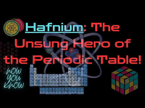 Hafnium: The Unsung Hero of the Periodic Table! #hafnium