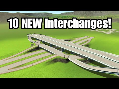All New Interchanges in Cities: Skylines from Map Pack 4