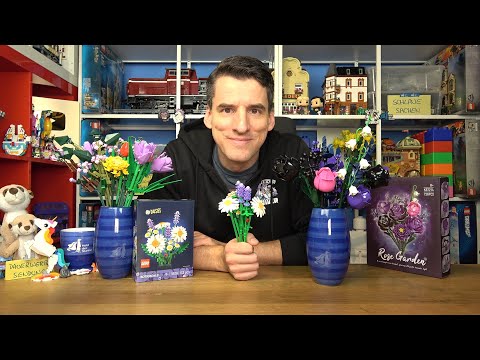Für die Vase des Glücks: Botanicals! LEGO® 11508 Daisies & KB7214 Rose Garden