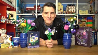Für die Vase des Glücks: Botanicals! LEGO® 11508 Daisies & KB7214 Rose Garden