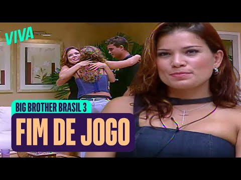 VIVI É A ÚLTIMA ELIMINADA DO BBB 3 EM PAREDÃO CONTRA ELANE | BIG BROTHER BRASIL 3