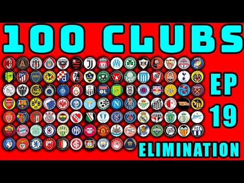 100 Clubs Elimination Marble Race in Algodoo #19 \ Marble Race King