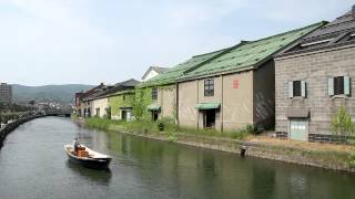 preview picture of video '北海道　小樽運河 - Otaru Canal, Hokkaido, Japan'