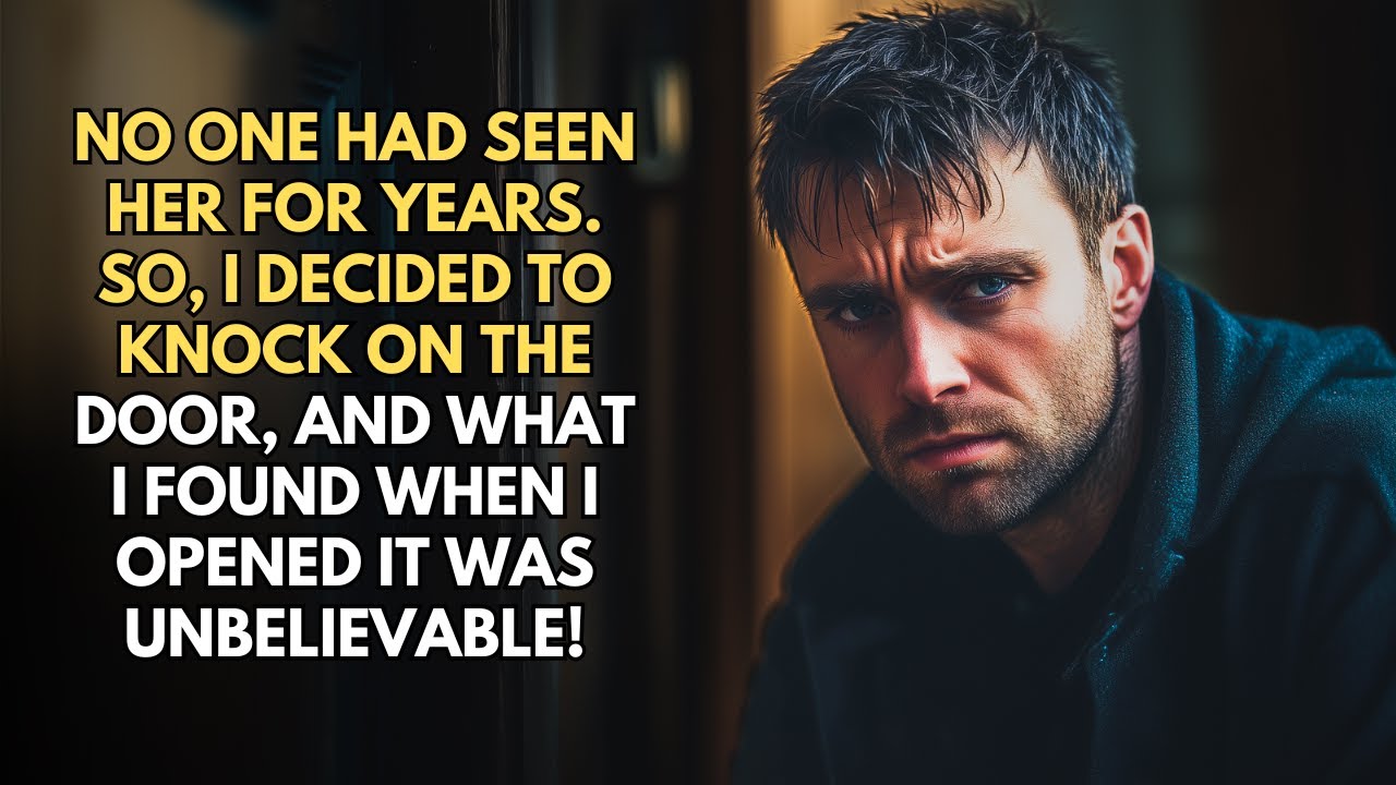 No One Had Seen Her For Years. So, I Decided To Knock On The Door, And What I Found When I Opened...