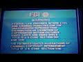 Sony Pictures Fbi Warning Screen 1982 2005