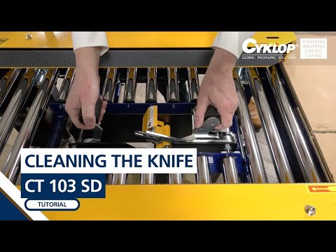 CT 103 SD: Cleaning the knife