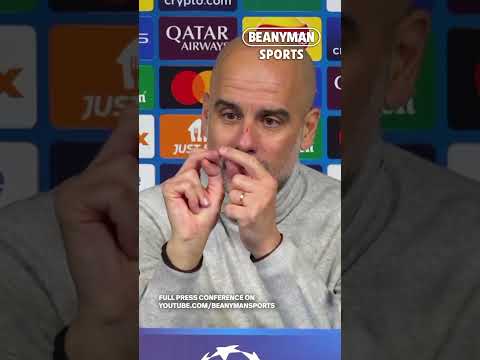 'I want to harm myself' 👀 Pep asked about the cuts on his nose and head