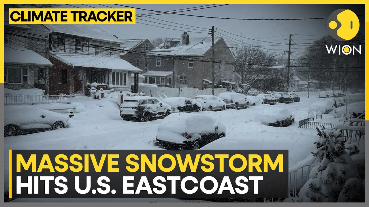 US Winter Storm Emergency: Blizzard Alerts, Heavy Snow, and Strong Winds | WION Climate Tracker