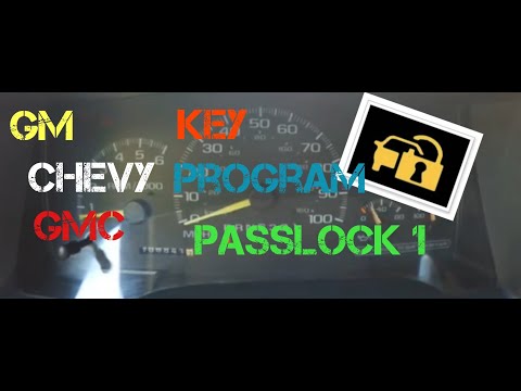 HOW TO PROGRAM A GM, CHEVY CODED/ANTI THEFT KEY- QUICK AND EASY FIX- PASSLOCK 1 1997 CHEVY TAHOE