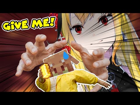 Kaela Committed War Crime To Steal Gold From Innocent Piglin!【Hololive | Minecraft】