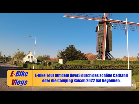 E-Bike Tour mit dem Nevo3 durch das schöne Cadzand - oder die Camping Saison 2022 hat begonnen.