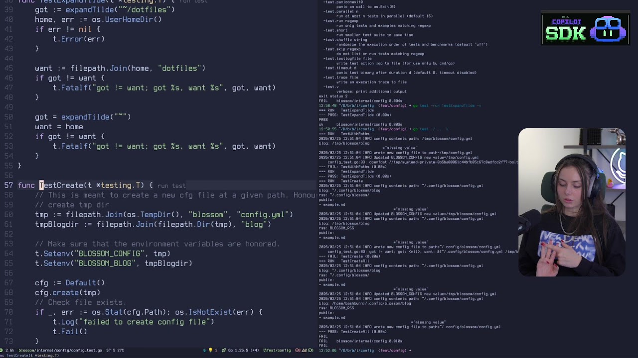 LIVE: cozy coding session [ !copilot ]