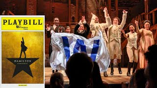 Chicago Hamilton Cast Performs Go Cubs Go During Curtain Call - 11/3/16