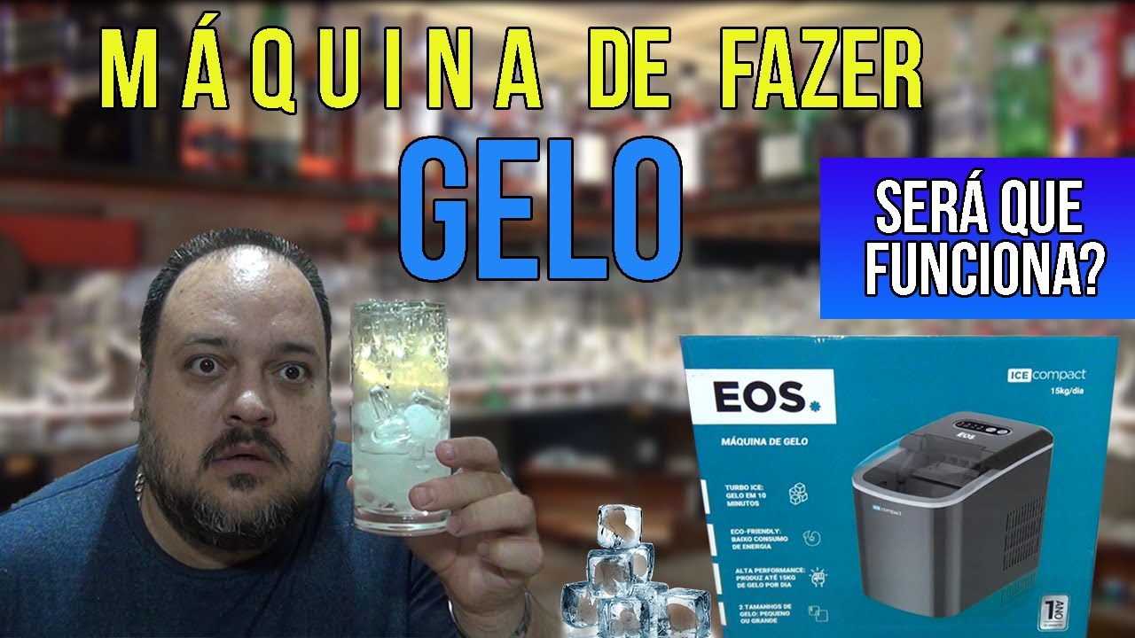COMPREI UMA MÁQUINA DE GELO, SERÁ QUE FUNCIONA É BOA VEREMOS A SEGUIR