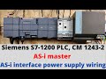 Siemens S7 1200 PLC CM 1243 2 AS I Master And AS I Interface Power Supply Wiring English