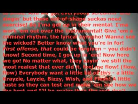 Bone Thugs - Rebirth with Lyrics