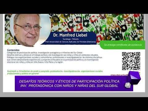 Conferencia sobre participación política con niños y niñas del Sur Global