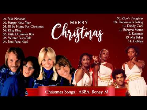 🎄 Christmas Songs Popular Of ABBA, Boney M All Time Playlist 2021 🌲