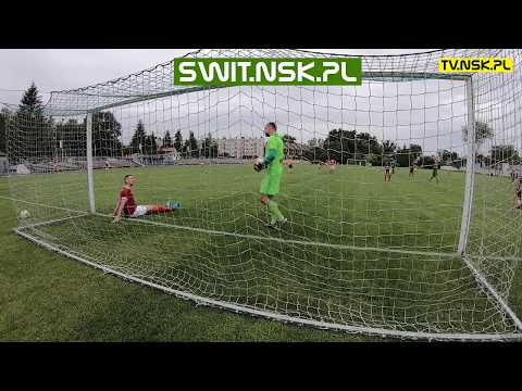 tv.nsk.pl 2020-07-11 Mazovia Mińsk Maz.  - Świt Nowy Dwór Maz. 0:2 (0:0) - sytuacje zza bramki