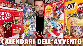 QUALE È PIÙ BUONO SFIDA CALENDARI DELL'AVVENTO DOLCIOSI! *Chupa Chups, M&M's, KitKat, Haribo* 🍭🍫