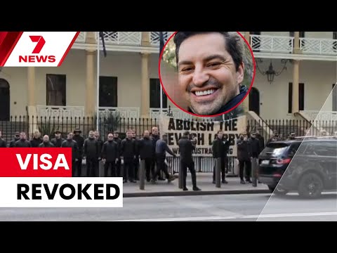 White supremacist Matthew Gruter’s visa cancelled after neo-Nazi rally at NSW Parliament | 7NEWS