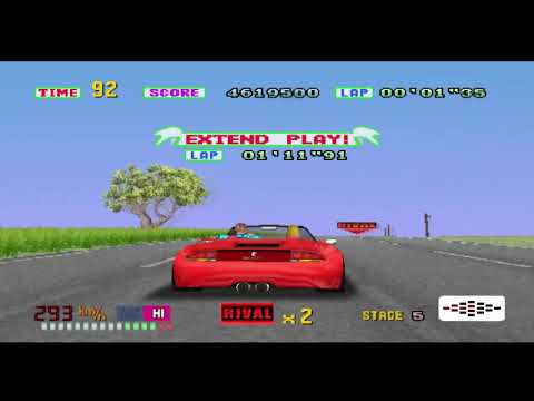 Sega Ages 2500 Series Vol. 13: OutRun (PS2) Arrange Mode Playthrough