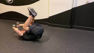 Counterbalance Reverse Crunches exercise video thumbnail