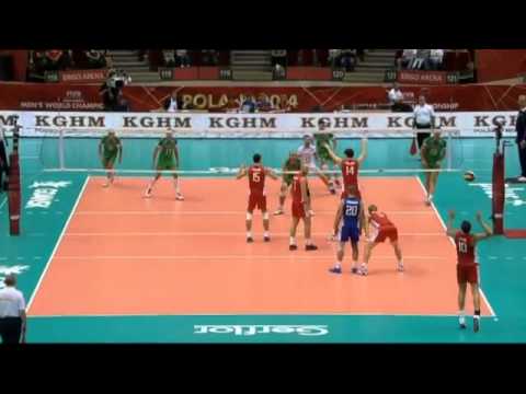 World championship men's Pool C Bulgaria - Russia Highlight