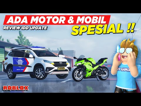 BANYAK MOBIL DAN MOTOR SPESIAL !! REVIEW CDID VERSI REALISTIS UPDATE - Roblox Indonesia