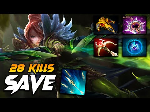 VP.Save Windranger 28 KILLS Dota 2 Pro Gameplay [Watch & Learn]
