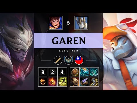 Garen Mid vs Galio - TW Challenger Patch 25.19