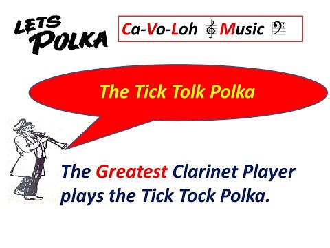 The Tick Tock Polka with Clarinet and Guitar - Let's Polka