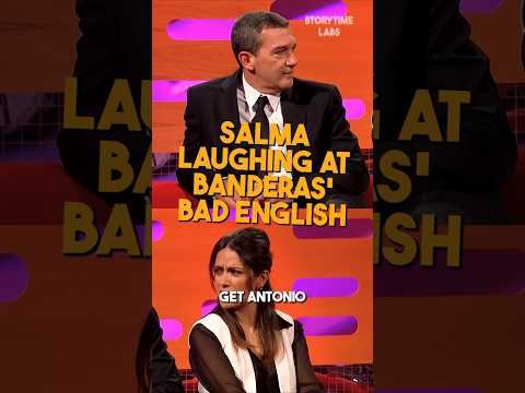 Antonio Banderas and Salma Hayek are a funny duo #storytime #antoniobanderas #salmahayek #duo