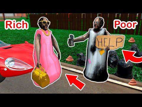 Rich Granny vs Poor Granny - funny horror animation parody (p.159)