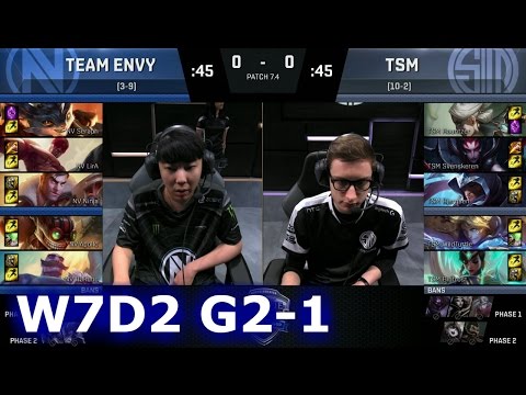 TSM vs Team EnVyUs Game 1 | S7 NA LCS Spring 2017 Week 7 Day 2 | TSM vs NV G1 W7D2 1080p