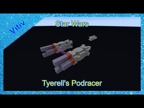 Star Wars Ratts Tyerell's Podracer in Minecraft - Tutorial