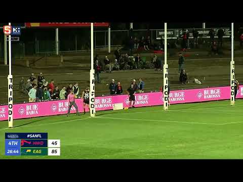 Rd 1 SANFL Snapshot - Eagles' Luke Beecken intercepts & goals from centre square