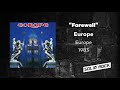 Europe - Farewell