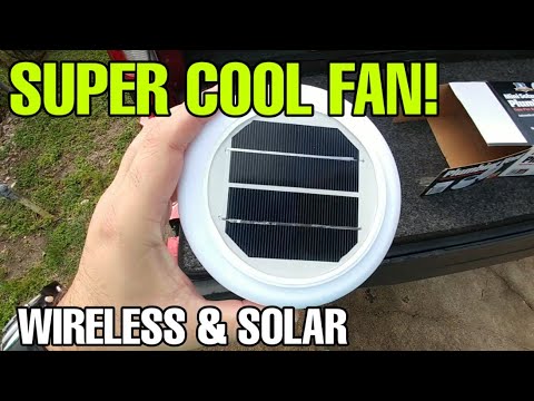 Very Cool Trailer Upgrade! Ultrafab Solar Fan