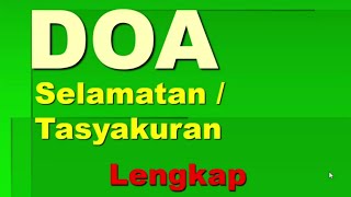Download lagu Learn to Recite Tasyakuran (Celebration) Prayers mp3