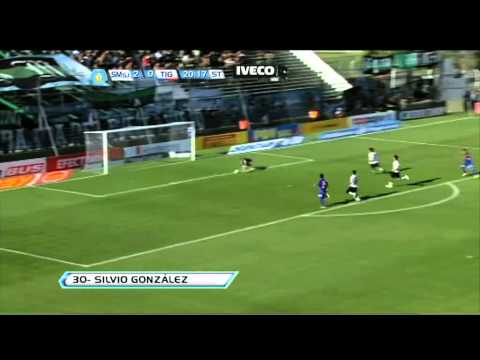 Gol de González. San Martín 2 - Tigre 1. Torneo Inicial 2012. Fecha 16. Fútbol Para Todos.