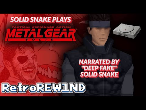 Deep Fake Solid Snake Plays Metal Gear Solid