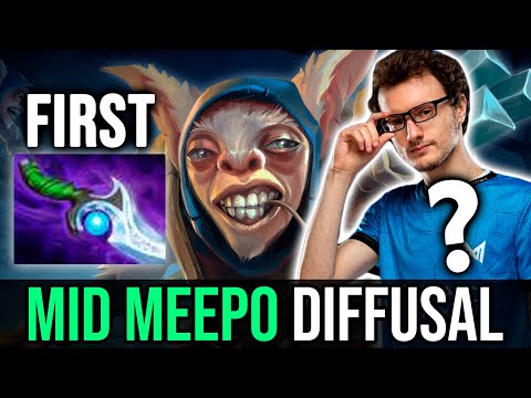 Meepo Diffusal FIRST ITEM — Nigma Smurf on Mid